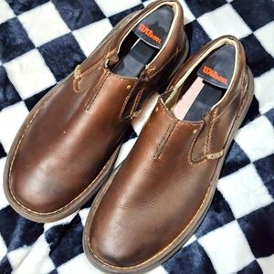 Doc Martens Jarvis Slip-On Shoes US Men's Sz 9 Genuine Leather Orthotic Insoles